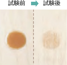 汚染性試験タバスコ画像