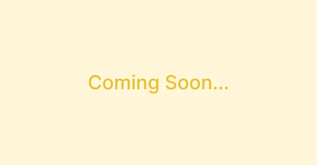 coming soon