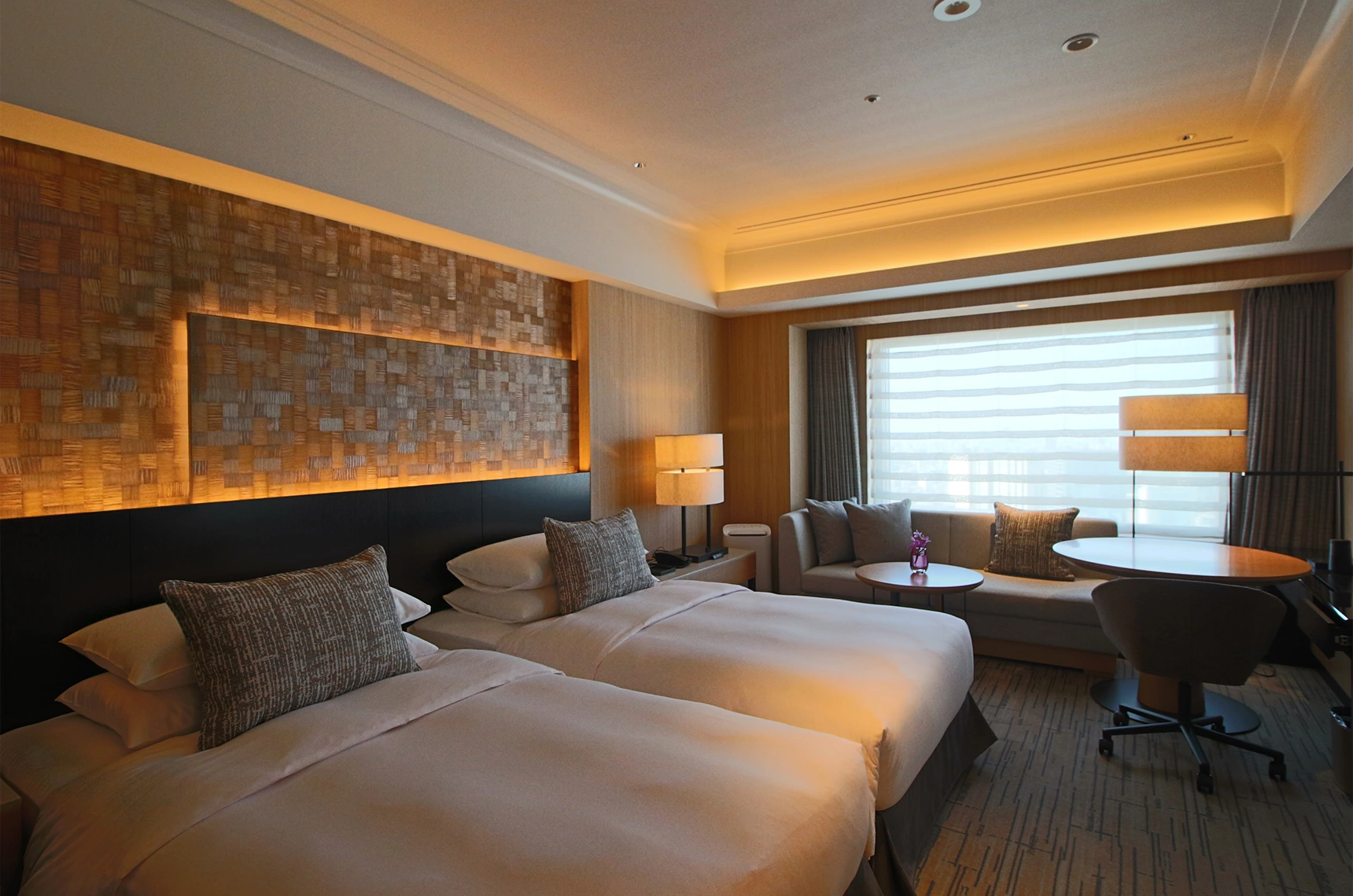 セルリアンタワー 東急ホテルのセルリアンフロア「スーペリアツイン」です