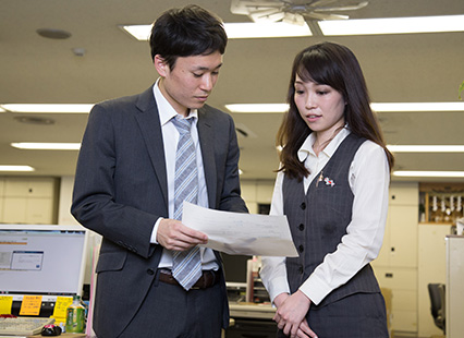 午後の業務開始