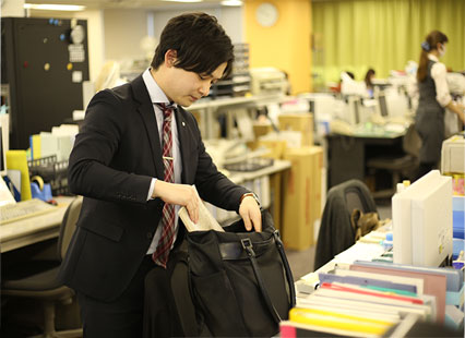 退社