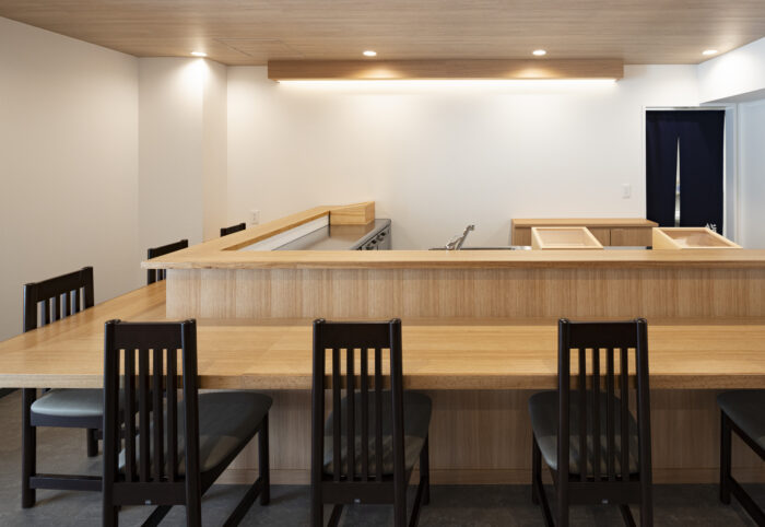 カウンター改修後