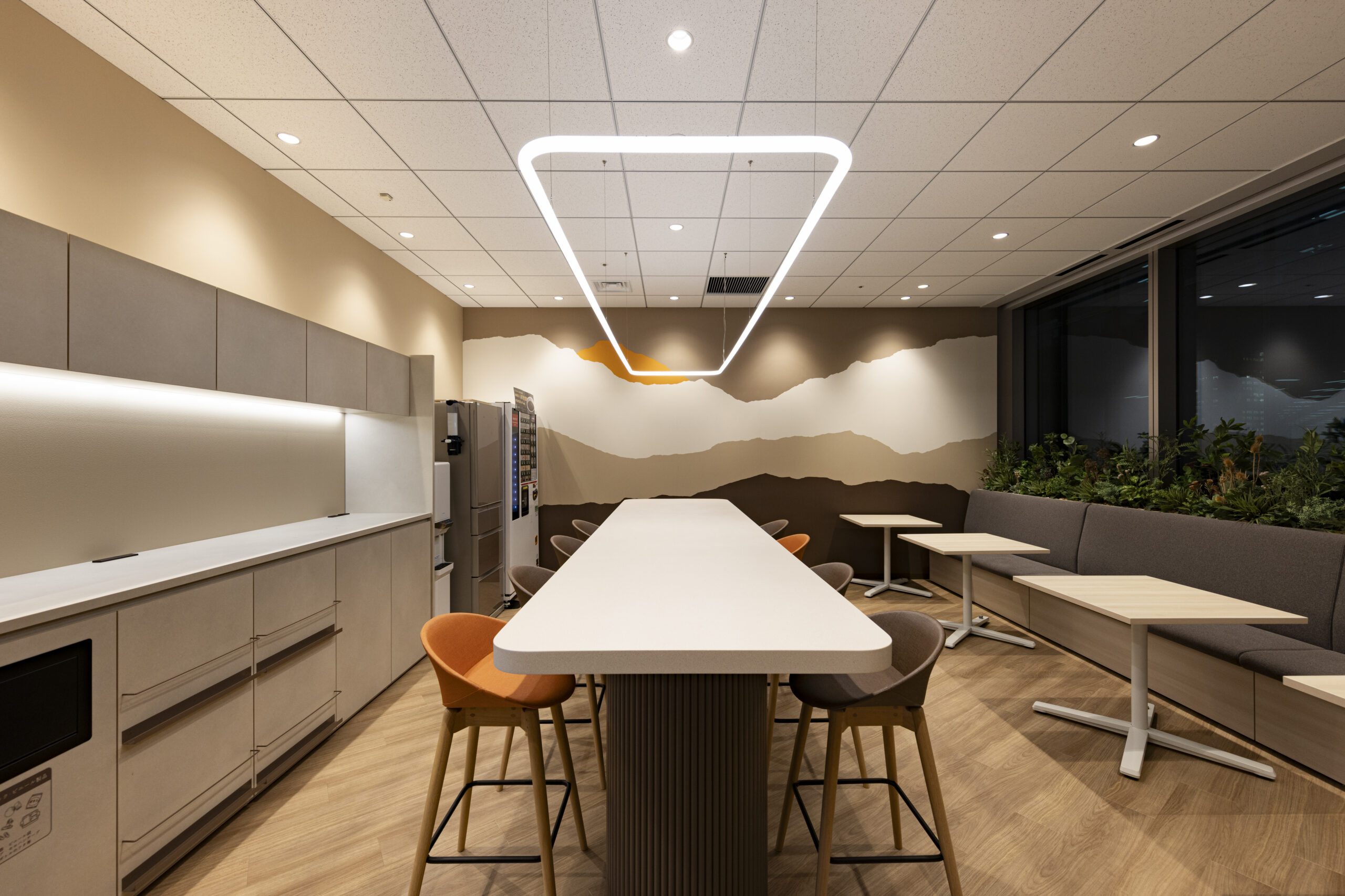 某外資系総合商社のリフレッシュスペース