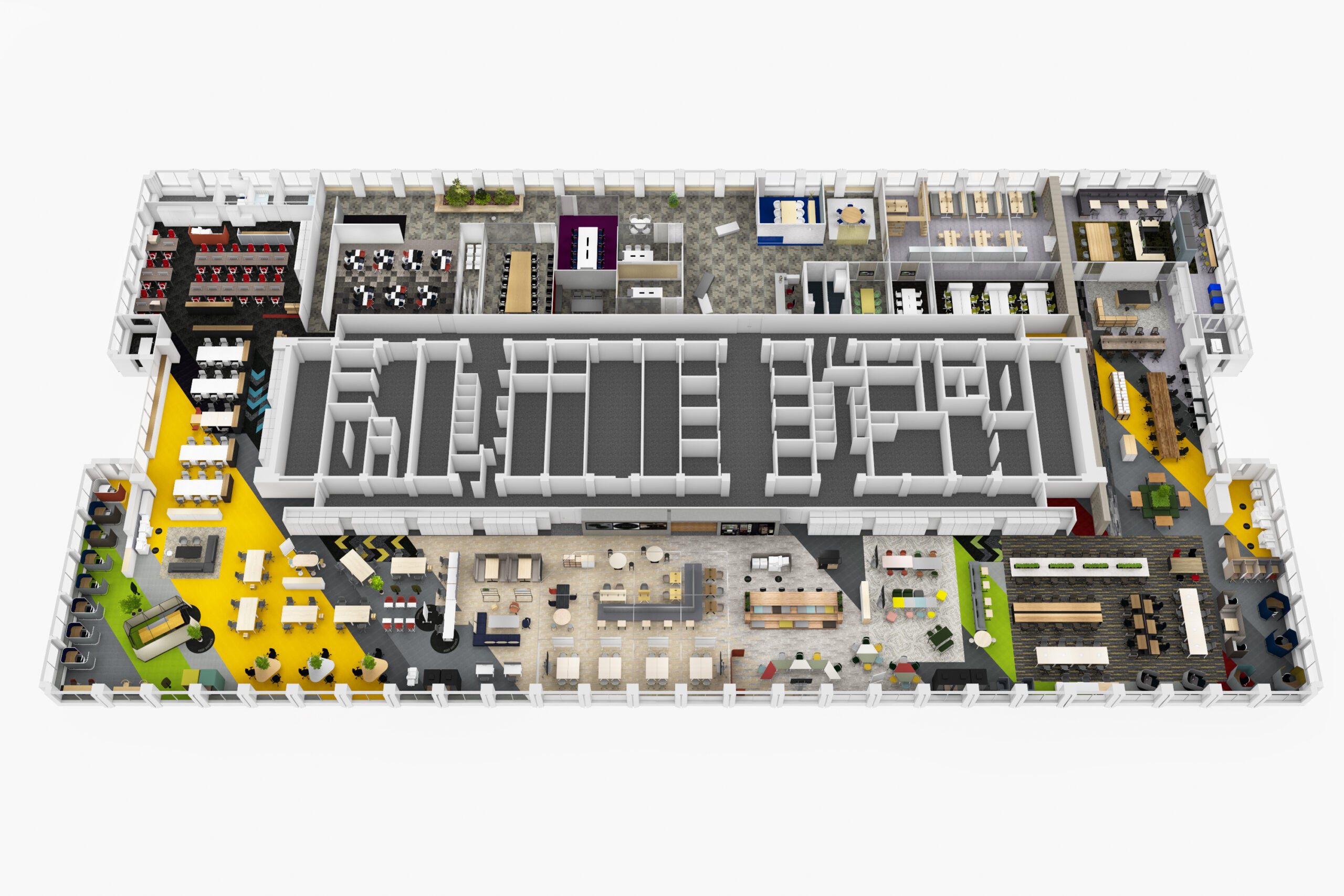 コクヨマーケティング株式会社 霞が関オフィスフロアーマップ