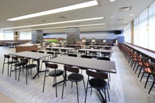 インタビュー｜京都らしさと積水化学らしさをデザインした新食堂。従業員がアクティブに使えるスペースに生まれ変わる