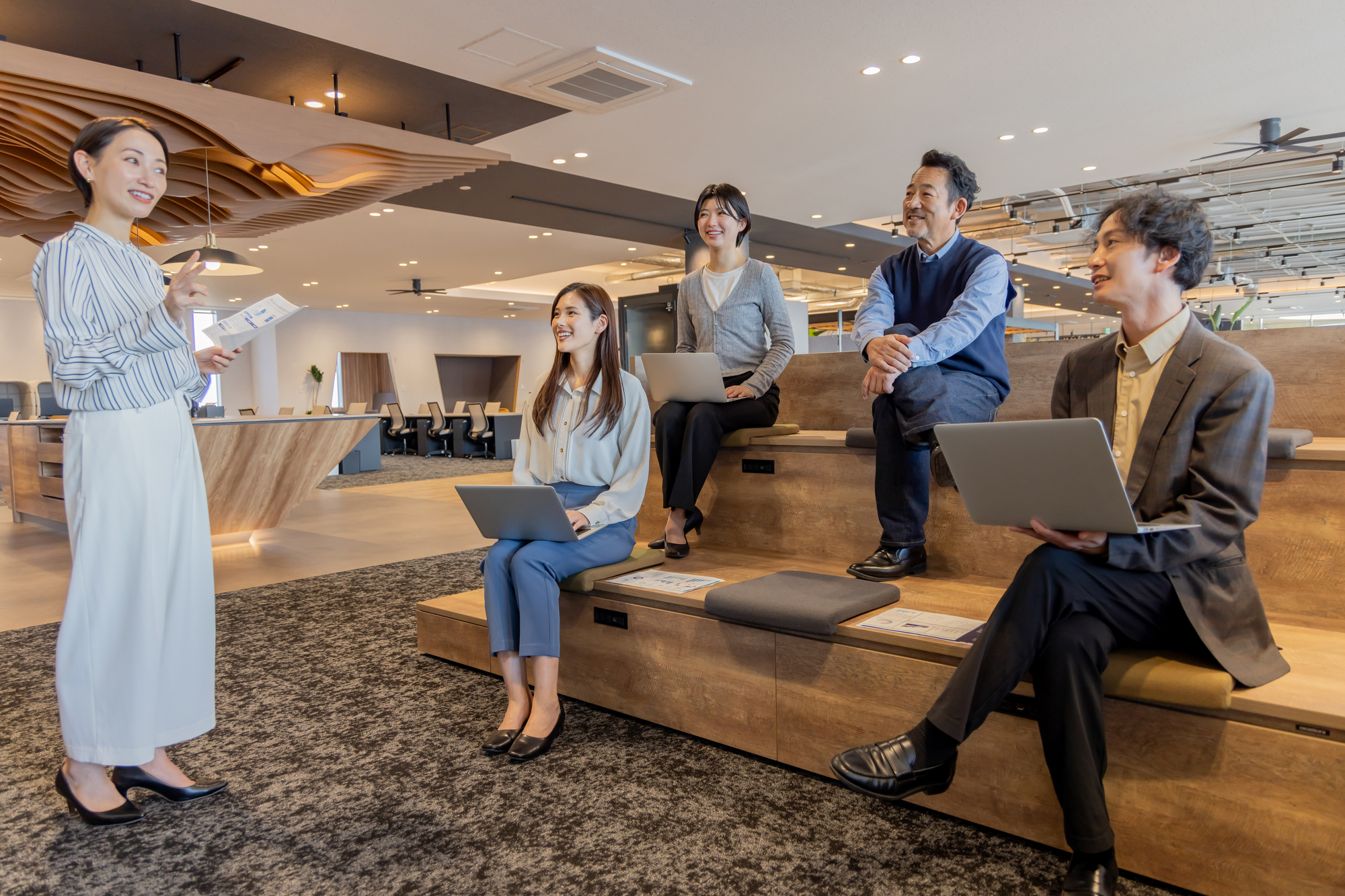 ステップベンチを取り入れた会議