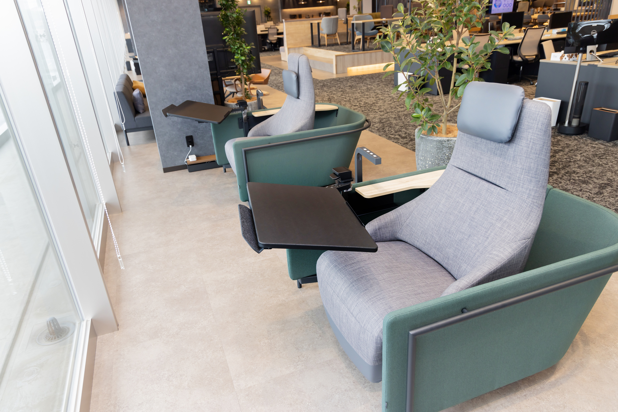 1人になれるソロスペース