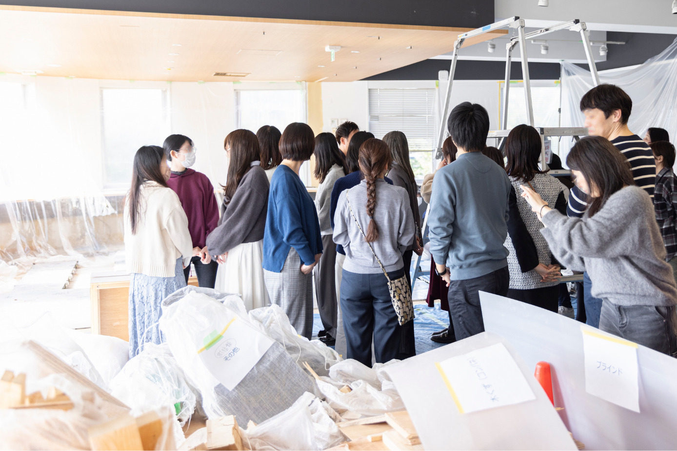 現場ツアーの様子
